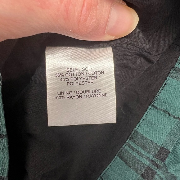 TANYA TAYLOR Georgetta Plaid Peasant Top Size Small - Picture 7 of 10